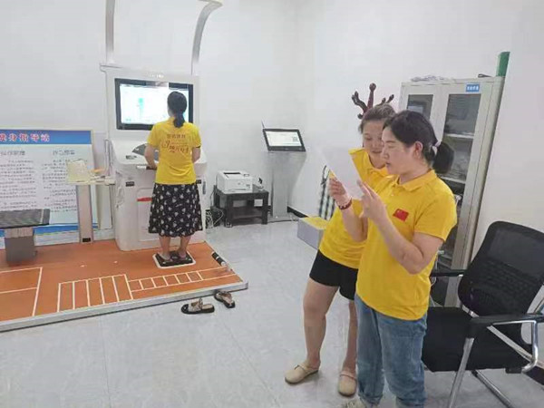 邓州市体育事业发展中心：体质监测进企业优化健康好环境(图2)