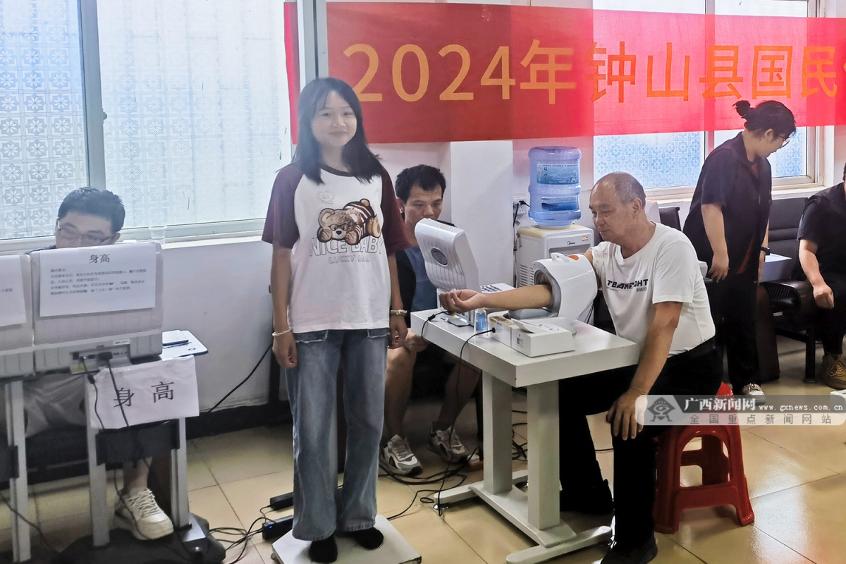 钟山县开展2024年常态化国民体质监测工作完成700余样本数据采集(图1)