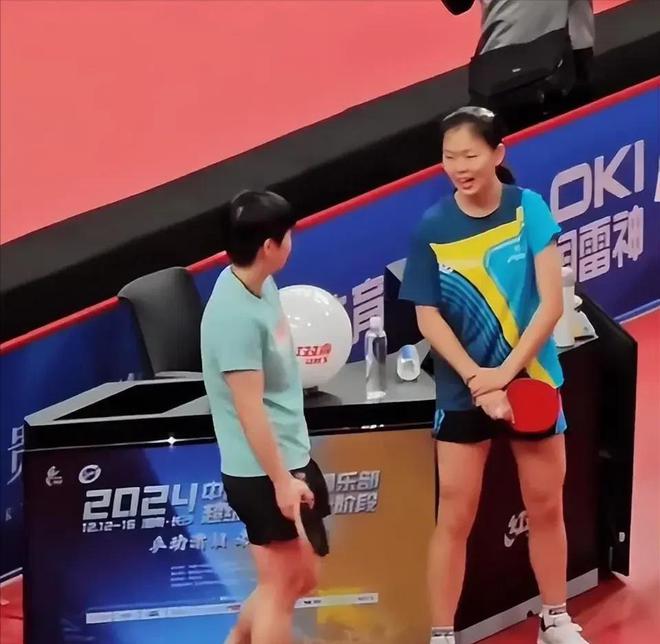 刘国梁该高兴了！女乒新版孙颖莎仅16岁复制张本美和神迹(图12)